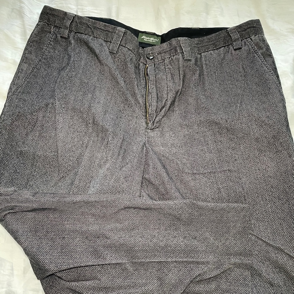 Eddie Bauer Relaxed Fit Men’s Dress Pants.